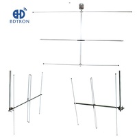Bdtron alliage d'aluminium or 8 éléments 144MHz 430MHz UHF VHF double bande antenne faisceau Yagi