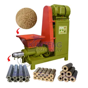 No pollution saw dust fire wood briquettes making machine cotton stalks bagasse extruder maker sawdust briquette press machine