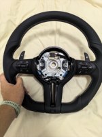 Volant de direction en cuir pour BMW M Performance F30 F10 F32 F20 F15 F25 E70 E71 E72 E90 E92 M3 M5 M6, accessoires de voiture