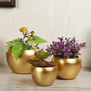 ชุดกระถางดอกไม้3ชิ้นสำหรับใช้ในบ้านอุปกรณ์ตกแต่งสวนราคาถูก - Product Image 1