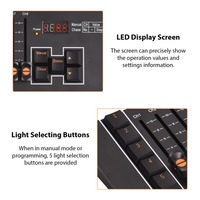 Console de contrôle d'éclairage de scène DMX 512 avec mémoire de mise hors tension, type-C rechargeable, contrôleur d'éclairage DMX 40 canaux