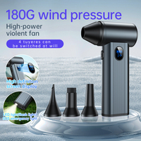 Ventilateur Souffleur d'Air Portable Électrique Sans Balais à Faible Bruit 180W Turbo 130000RPM avec Logo Personnalisé pour Ordinateur et Voiture - Vente en Gros