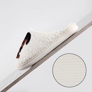 Personalizzato carino inverno caldo peloso peloso fuzzy house bassotto <span class=keywords><strong>cane</strong></span> gatto animali pantofole di peluche per le donne - Product Image 4