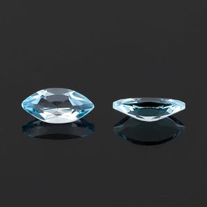 YASHEE Topacio Azul Cielo Natural Corte Marquesa 10x5 MM Calidad AAA Gema para Joyería Tratamiento Aplicado Natural - Product Image 2