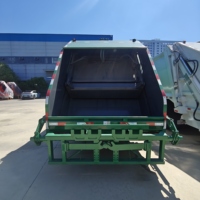 Camion à ordures compacteur 4x2 18CBM, véhicule d'assainissement robuste avec compacteur hydraulique