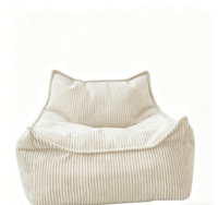 Fauteuil inclinable simple extra-large en velours côtelé compressible, style tatami, pour salon, canapé paresseux pour enfants