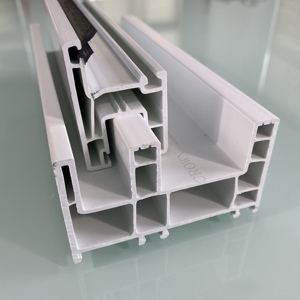 Profil UPVC blanc série Baydee 88 pour <span class=keywords><strong>fenêtres</strong></span> et portes <span class=keywords><strong>coulissantes</strong></span> en <span class=keywords><strong>PVC</strong></span> - Product Image 5