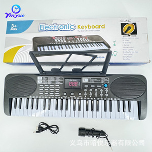 คีย์บอร์ดอิเล็กทรอนิกส์ยี่ห้อ Yinyue 49 คีย์ 16 เสียง พร้อมไมโครโฟนและสาย USB สำหรับเด็กเรียนรู้ดนตรี - Product Image 2