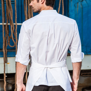 Divisa <span class=keywords><strong>da</strong></span> Chef alla cassa con maniche a tre quarti e giacca <span class=keywords><strong>da</strong></span> <span class=keywords><strong>cuoco</strong></span> per Hotel e ristoranti - Product Image 3