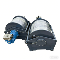 Treuil hydraulique puissant Jinjia 2-10 tonnes pour excavatrice, chargeuse, remorquage et levage – Rétraction et déroulement de câble stables