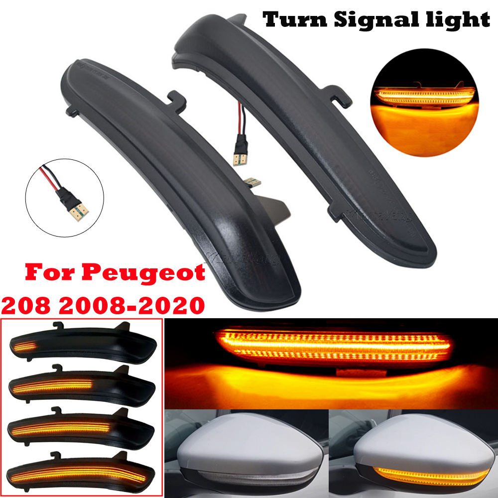 2 Indicatori Di Direzione LED Dinamici Per Specchietto - Peugeot 208, Citroen C3, Opel Corsa - Foto 3