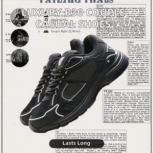 Sepatu Kasual Desainer B30 Berkualitas Tinggi untuk Pasangan Ukuran 36-47 Lapisan Jaring Mewah-Modis untuk Musim Semi Musim Panas Musim Gugur - Product Image 2