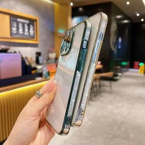 เคสโทรศัพท์มือถือ TPU แฟชั่นชุบใสสำหรับ Iphone 13/12,เคสหรูหราประดับเพชร - Product Image 6