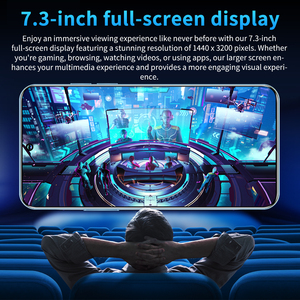 <span class=keywords><strong>2023</strong></span>มาร์ทโฟนแบบเต็มหน้าจออัลตร้า7.3นิ้วรุ่นล่าสุด5G การ์ดคู่16GB + 1TB จดจำใบหน้าได้ด้วยลายนิ้วมือ - Product Image 2