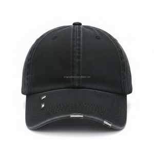 หมวกแก๊ปเบสบอลใช้ได้ทั้งชายและหญิงทำจากพลาสติกเรียบๆออกแบบได้เองคุณภาพสูง6แผงสำหรับชายหาด - Product Image 1