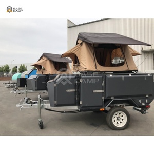 Remolque Plegable Multiusos para Autocaravana en Venta, Remolque Utilitario Plegable con Plataforma Plana, Autocaravana con <span class=keywords><strong>Techo</strong></span> Elevador - Product Image 6