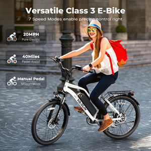 Bicicleta Eléctrica Urbana de 26 Pulgadas con Alcance de 50 km, Directo de Fábrica, Potencia Máxima de 750 W, Freno de Disco Mecánico, Ocio Urbano, para Mujer, Entrega en la UE en 3-7 Días - Product Image 5