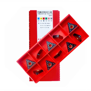 Tnmg220404/08/12 CNC kim loại Máy tiện cắt công cụ tam giác-hình Carbide chèn cho gang với cvd lớp phủ OEM tùy chỉnh - Product Image 2