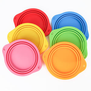 Mangkuk Pemberi Makan Hewan Peliharaan Silikon Dapat Dilipat untuk Perjalanan Khusus Anjing dan Kucing Luar Ruangan - Product Image 4