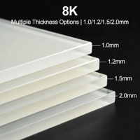Plaque diffuseur de lumière LED en PMMA blanc laiteux 1mm 1.2mm 1.5mm 2mm Panneau acrylique 1200x1200mm Découpe sur mesure