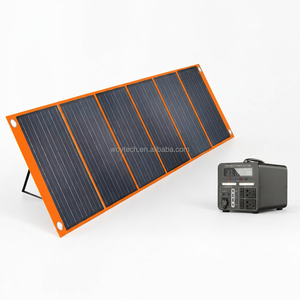 <span class=keywords><strong>Kit</strong></span> de panneaux solaires pliables 60W-500W, efficacité 21%, monocristallin noir portable, pour la recharge de téléphones, ordinateurs portables, banques d'alimentation, <span class=keywords><strong>camping</strong></span>, <span class=keywords><strong>camping</strong></span>-<span class=keywords><strong>car</strong></span>, marine - Product Image 1