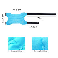 Grand enveloppement de fessier avec gel pour compresse chaude et froide, idéal pour soulager la douleur post-chirurgie, sciatique et fracture