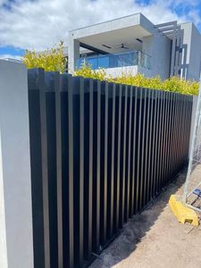 Nhôm lưỡi hàng rào hệ thống dân cư nhôm/thép/rèn Sắt Đá Đen lan can & tay vịn hàng rào & lưới mắt cáo & Cổng - Product Image 5