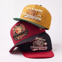 Casquette de baseball unisexe vintage 2026 de haute qualité, 6 panneaux, 100 % coton sergé, imperméable, broderie de lettres tridimensionnelle dorée