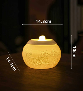 <span class=keywords><strong>Lampada</strong></span> <span class=keywords><strong>da</strong></span> <span class=keywords><strong>Tavolo</strong></span> Intagliata Lumina Glow con <span class=keywords><strong>Fontana</strong></span> - Product Image 1