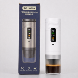 เครื่องชงกาแฟพกพา 3 in 1 รุ่นปี 2026 พร้อมหน้าจอ LED แรงดัน 20 บาร์ เครื่องชงเอสเพรสโซอเนกประสงค์ - Product Image 1