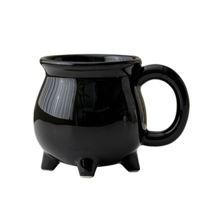 <span class=keywords><strong>Taza</strong></span> de Café de Bruja de Halloween, <span class=keywords><strong>Taza</strong></span> de Cerámica de Tres Patas, Linda <span class=keywords><strong>Taza</strong></span> de <span class=keywords><strong>Caldero</strong></span> Negra, Regalo Creativo - Product Image 5