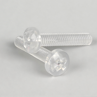 Vis à tête fraisée Phillips en polycarbonate M2 M3 M4 M5 M6 M8 M10, vis de machine en plastique