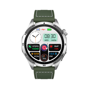 Reloj inteligente ET485 con monitor ECG, batería de larga duración, llamada SMS, alarma, recordatorio, Monitor de ritmo cardíaco, reloj inteligente para hombre - Product Image 5
