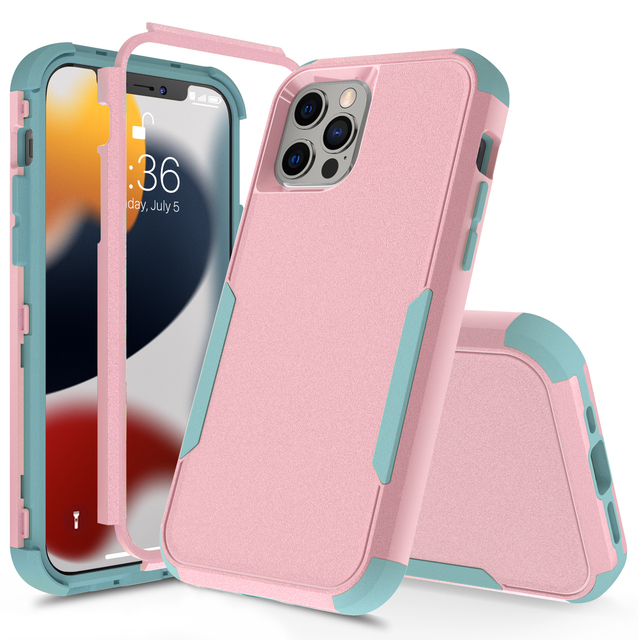 For iPhone Commuter Series Case Military Protective Heavy Duty Rugged PC + TPU Armor Triple Layer Phone Case for iPhone 11 12 13