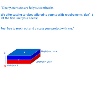 Nam châm <span class=keywords><strong>Neodymium</strong></span> siêu mạnh, tùy chỉnh, dạng nung kết NdFeB 56M 54M 56H 54H 52SH 50SH N56 N54 N52, cực U - Product Image 3
