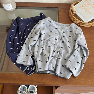 Moda otoño lindo niños ropa al por mayor tirantes + cárdigan pantalón suave niños niña <span class=keywords><strong>pijamas</strong></span> conjunto chico ropa conjunto para niñas - Product Image 6