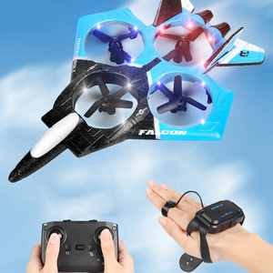 <span class=keywords><strong>Avion</strong></span> RC en mousse 2,4 GHz, <span class=keywords><strong>avion</strong></span> <span class=keywords><strong>de</strong></span> <span class=keywords><strong>combat</strong></span> télécommandé avec caméra et détection à distance, acrobaties à 360 degrés - Product Image 2