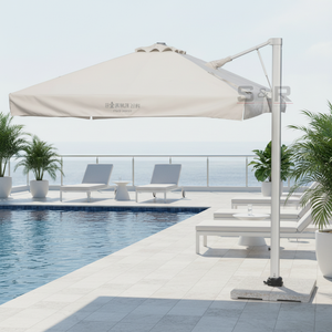 <span class=keywords><strong>Parasol</strong></span> de plage imperméable et <span class=keywords><strong>pliable</strong></span> de mobilier d'extérieur blanc imprimé personnalisé pour la publicité de <span class=keywords><strong>tente</strong></span> de parapluie de jardin - Product Image 1