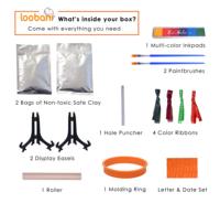 Tampon encreur fait à la main pour animal de compagnie, souvenir, DIY, griffe de chien, argile, empreinte commémorative, chat, anniversaire, Kit de souvenirs
