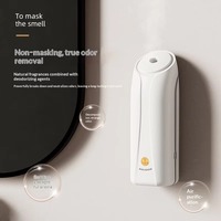 Diffuseur d'arômes électrique portable - Distributeur automatique de parfum pour le bureau et la voiture, désodorisant avec fonction de minuterie