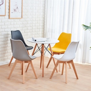 Pabrik YWJ Yaweijia Grosir Meja Kopi Modern Mewah untuk Rumah, Meja Makan MDF, Kaki Meja Kayu, Furnitur - Product Image 5
