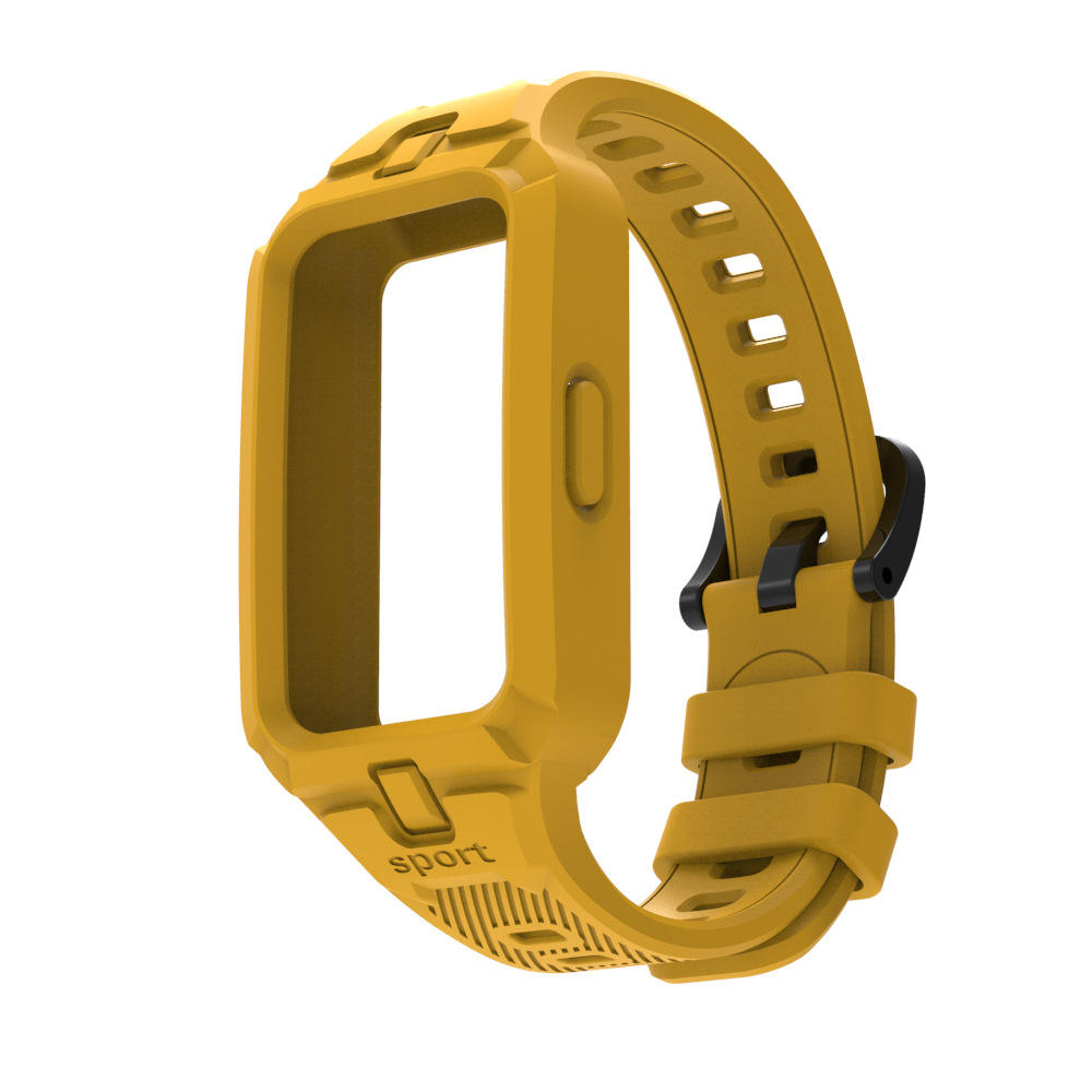 Jaune vif [bracelet de montre de sport de couleur unique]