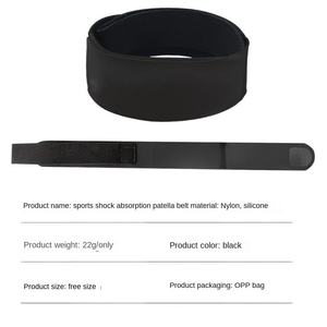 Rodillera Ajustable de Silicona para Adultos con Protección de Rótula <span class=keywords><strong>y</strong></span> Absorción de Impactos Integrada para Actividades al Aire Libre - Product Image 2