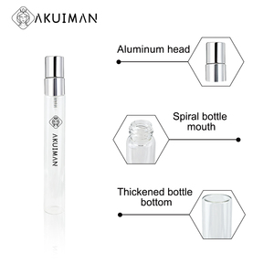 Flacon Pulvérisateur de Parfum Vide 2ml 3ml 5ml 10ml en Verre Transparent avec Capuchon Doré <span class=keywords><strong>Portable</strong></span> Reconditionnement Logo Personnalisé Faible MOQ avec Boîte - Product Image 4