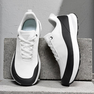 Zapatillas de correr para hombre, ligeras, transpirables, de malla, con cordones, antideslizantes, con amortiguación y absorción de impactos, para deportes al aire libre, verano - Product Image 2