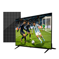 Téléviseur DC, 32 pouces, fabricant chinois direct, OEM SKD CKD, Wifi Full HD, téléviseur solaire pour les marchés de gros du Moyen-Orient et de l'Asie du Sud