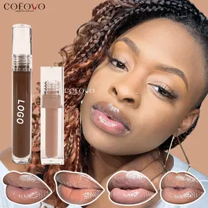 COEOVO-brillo de labios personalizado, Etiqueta Privada, venta al por mayor, Vegano brillo de labios, lápiz labial líquido mate
