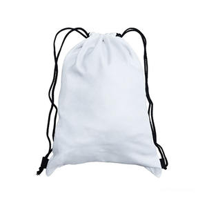 Sublimation DIY Linen <b>Drawstring</b> <b>Backpack</b> Custom Printable <b>Backpacks</b> Wholesale <b>Drawstring</b> Bag for Hiking & Travel Sport Sack - Product Image 2