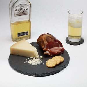 Usine personnalisée en stock noir carré rond blanc pierre <span class=keywords><strong>ardoise</strong></span> sous-verres en vrac pour la gravure - Product Image 3