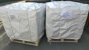 ถุงไฟเบอร์บรรจุถุงขนาดใหญ่1000กก. 1500กก. ถุงผ้าสำหรับหินแกรนิตทราย - Product Image 5